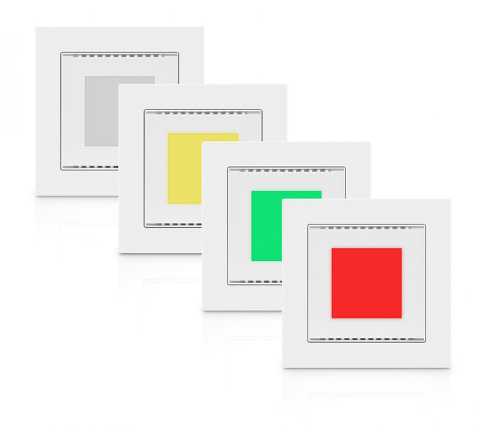 Elsner Elektronik's CO2 indicator light for Cala switch series